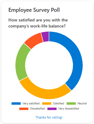 SharePoint Employee Survey Webpart